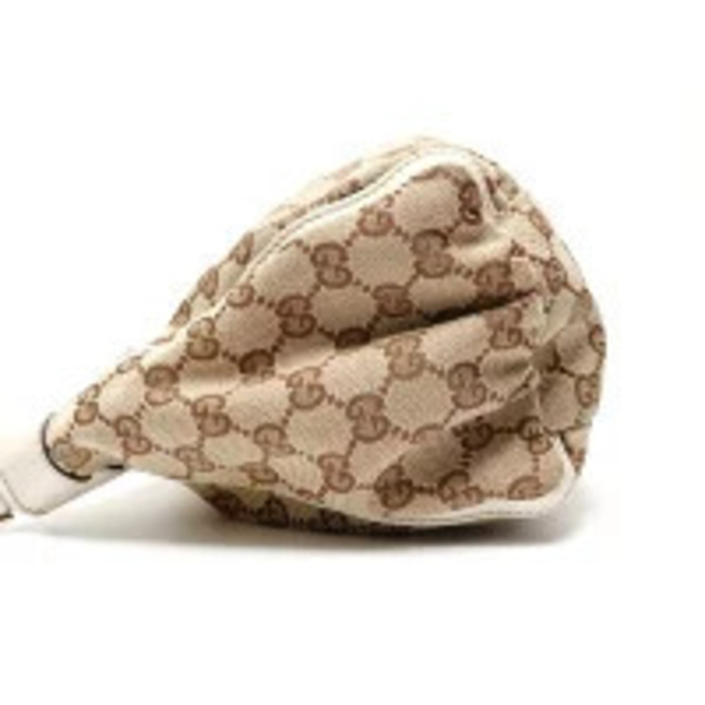 Gucci Canvas Handbag Brown Hobo GG Abbey - Picture 4 of 13